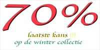70 % korting laatste kans !!!!